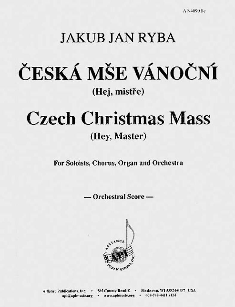 Czech Christmas Mass - Ryba - Orch Pts